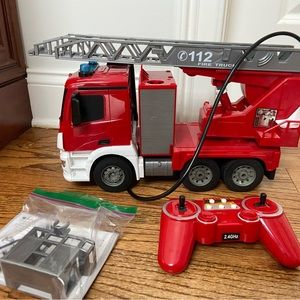 Remote control fire truck